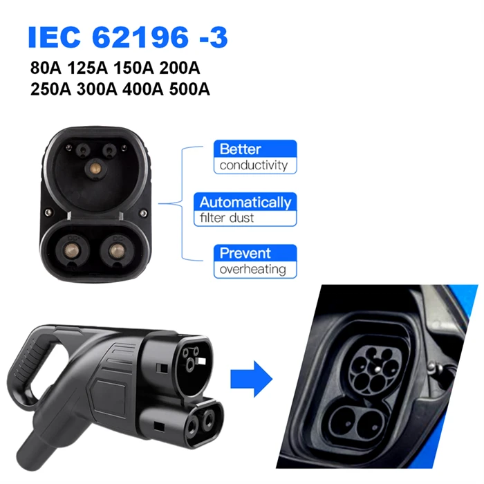 200A Electric Vehicle Charging Plugs DC CCS2 Cable