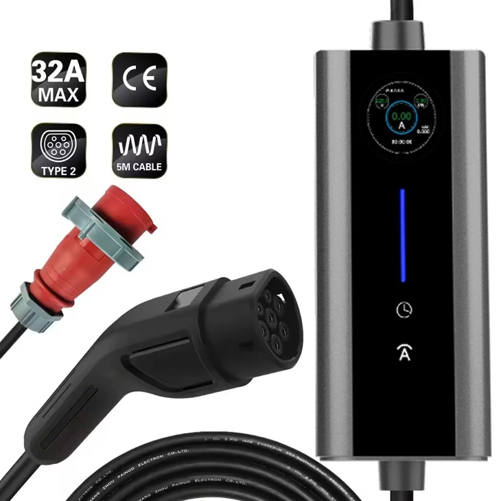 พิมพ์ 2 16 เครื่องชาร์จรถพกพา 11kW สำหรับรถยนต์ไฟฟ้า